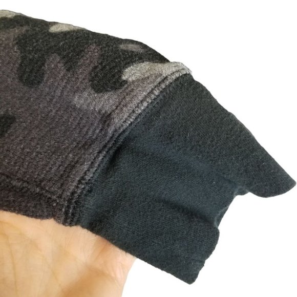 Polo Ralph Lauren Mens M Gray Camo Long Sleeve 1/4 - Picture 5 of 8